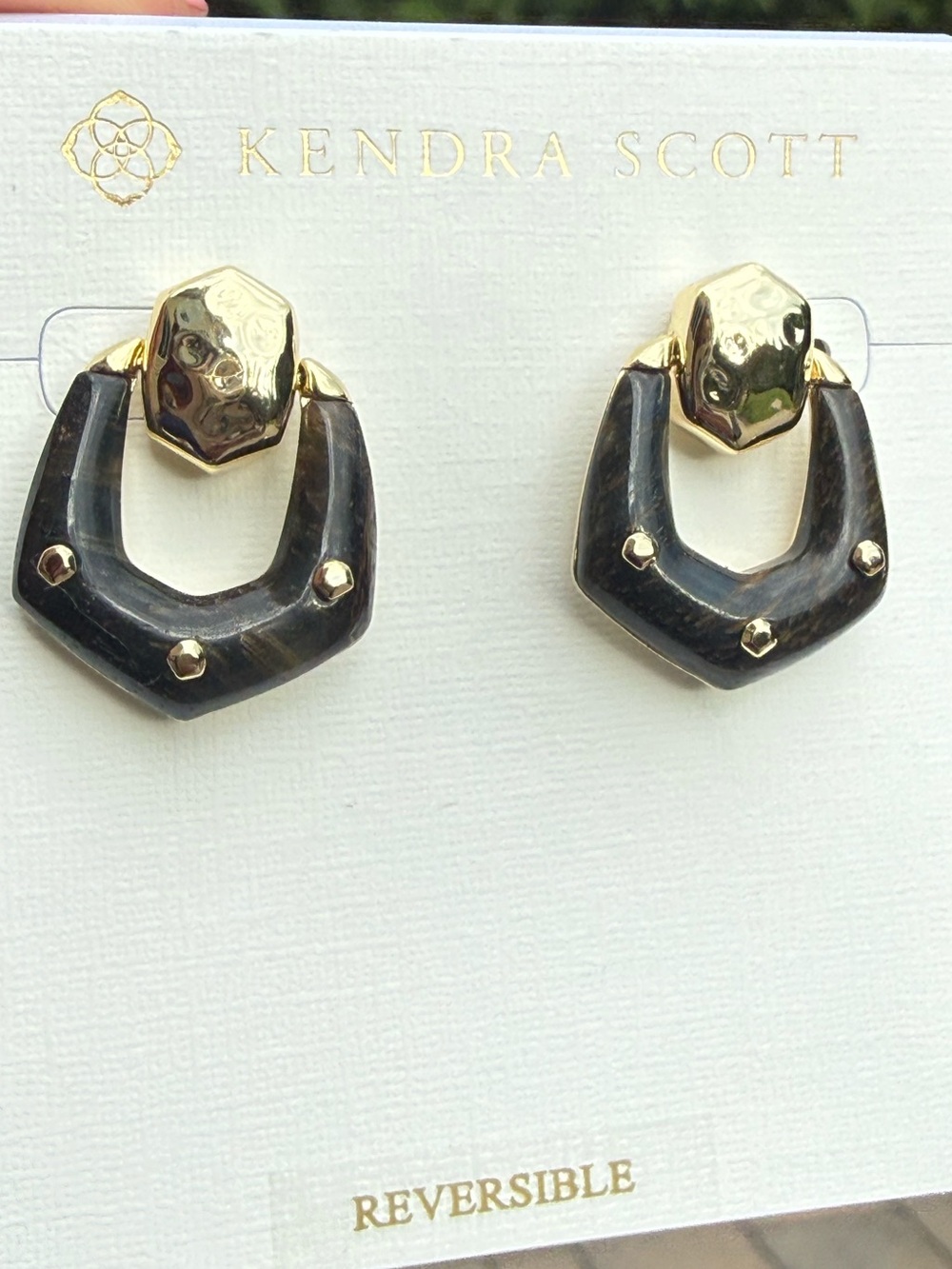 NWT - Kendra Scott Embry Open Frame Earrings